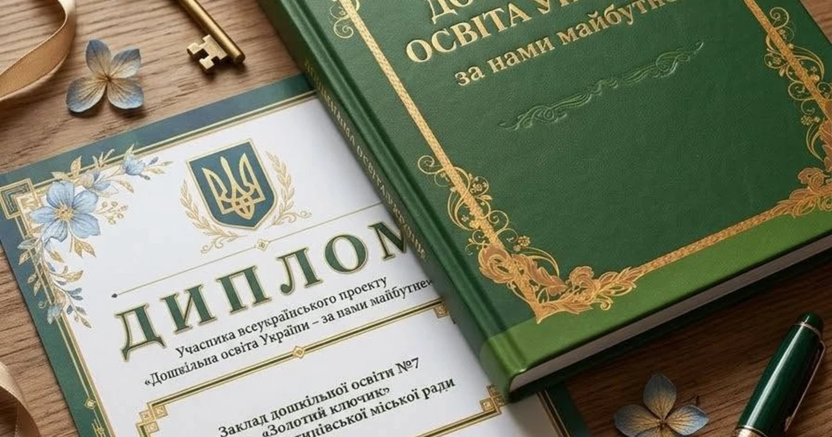 Старокостянтинівський дитячий садок отримав всеукраїнське визнання