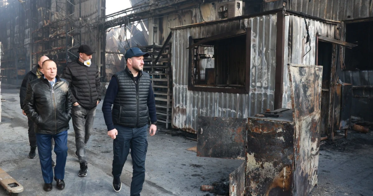 Руїни замість виробництва: Тюрін показав підприємство, знищене російською атакою