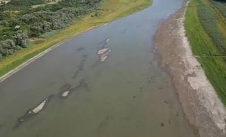Річка на Хмельниччині стрімко міліє: рівень води досяг історичного мінімуму
