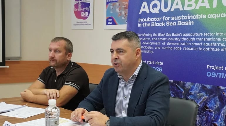 Міжнародний проєкт AQUABATOR поєднує науку з практичним розвитком аквакультури на півдні України