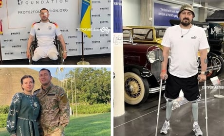 «Я вчуся ходити заново»: новий сенс життя після фронту Олександра Стеця