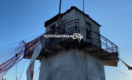 У Петропавлівці ворожий «Герань» пошкодив пожежно-рятувальну частину