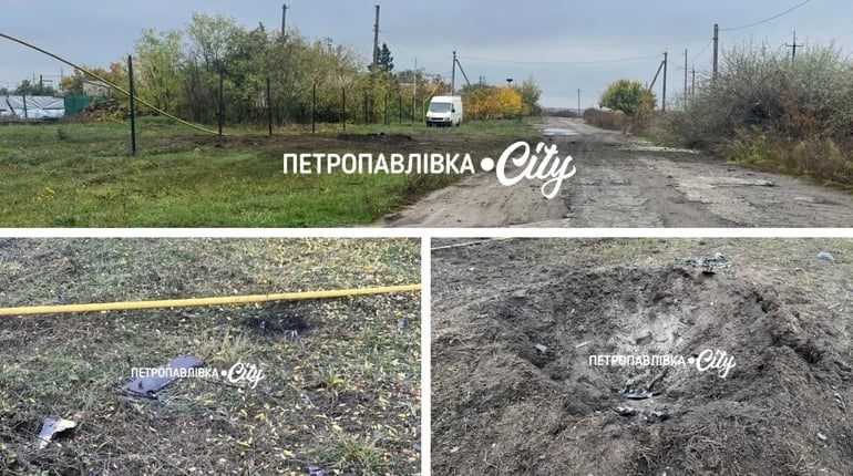 У Петропавлівці безпілотник пошкодив газопровід та лінію електромереж