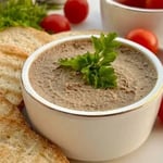 Паштет із запеченої печінки, яблук, цибулі та моркви