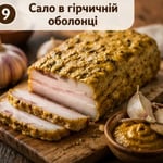 Сало в гірчичній оболонці
