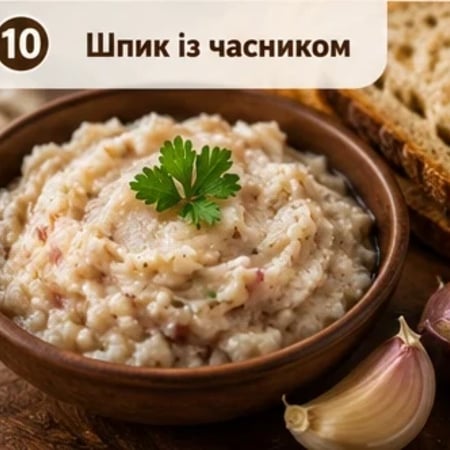 Шпик із часником