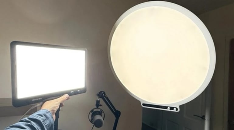 LED-панель Amaran Verge Max: порівняння світла для стримінгу та подкастів