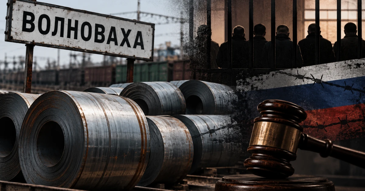 Окупаційний суд засудив шістьох жителів Волновахи у справі про спробу викрадення 237 тонн сталі