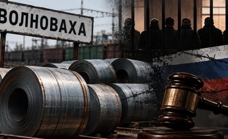 Окупаційний суд засудив шістьох жителів Волновахи у справі про спробу викрадення 237 тонн сталі