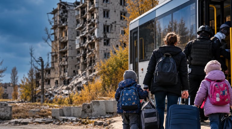 Евакуація з Донецької області та Волноваського району — куди телефонувати і що робити після виїзду