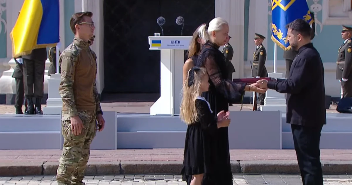 Родина Олексія Юкова отримала звання Героя України посмертно