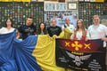 Пошкоджений прапор із Краматорська допоможе зібрати гроші на дрони для військових. Як саме?