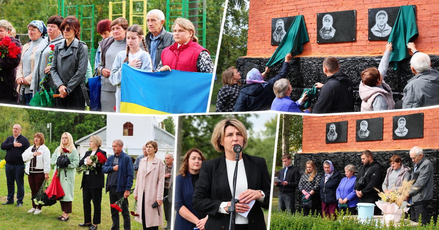 У Коростівцях відкрили меморіальні дошки трьом захисникам: пам'ять, що житиме вічно