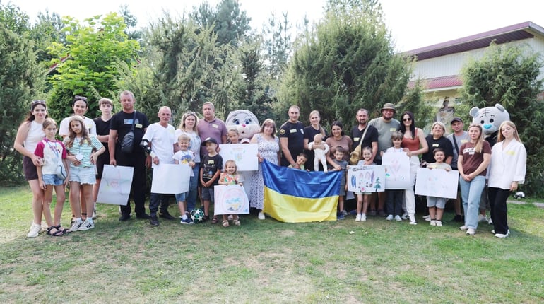День, щоб просто бути разом: для родин ветеранів та військовослужбовців організували відпочинок