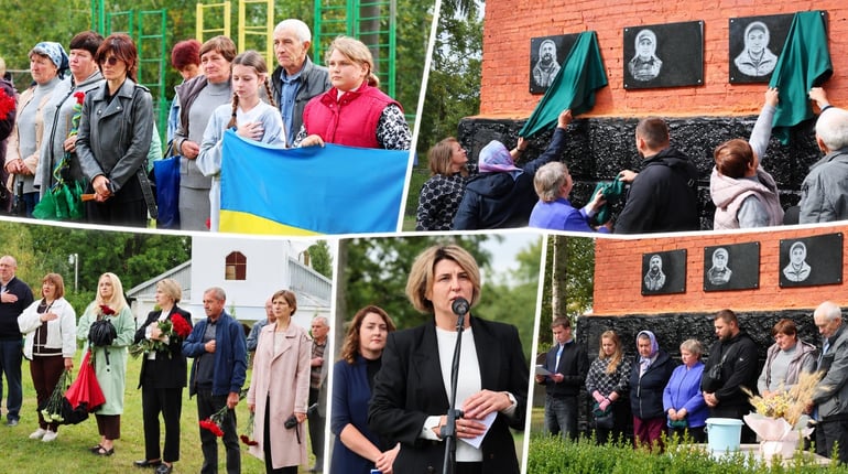 У Коростівцях відкрили меморіальні дошки трьом захисникам: пам'ять, що житиме вічно