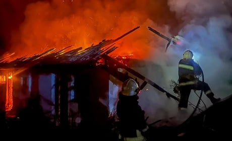 У Слободі-Ялтушківській Барської громади горіла господарська будівля