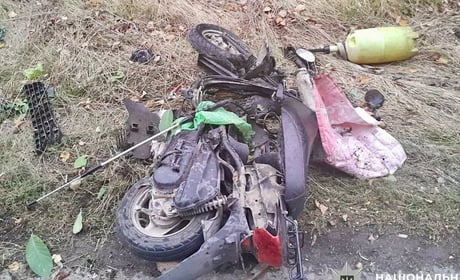 У Барській громаді після зіткнення Audi зі скутером загинула 63-річна жінка