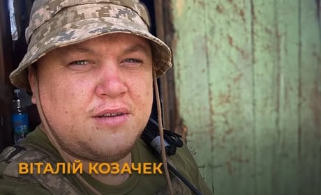Захисника з Барської громади Віталія Козачека нагородили «Золотим хрестом»
