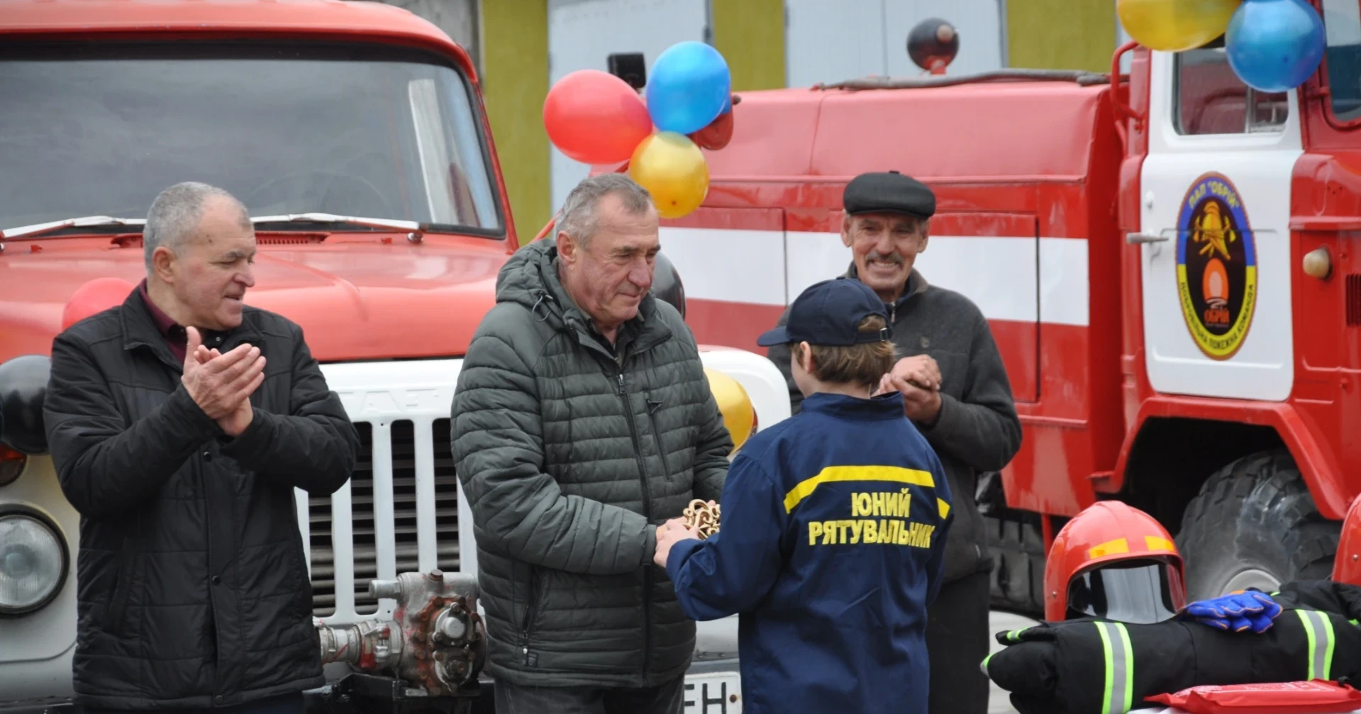У Великих Чорнокінцях на чергування урочисто заступив добровільний пожежно-рятувальний загін