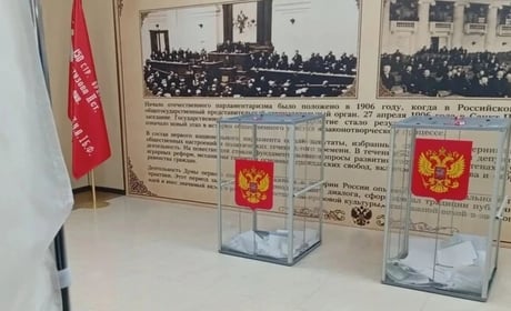 На окупованій Херсонщині завершили російське голосування: окупанти заявили про явку 74,61%