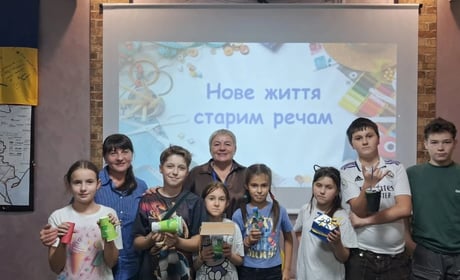 Освітяни Сірогозщини в Ужгороді провели для дітей два еко-заходи