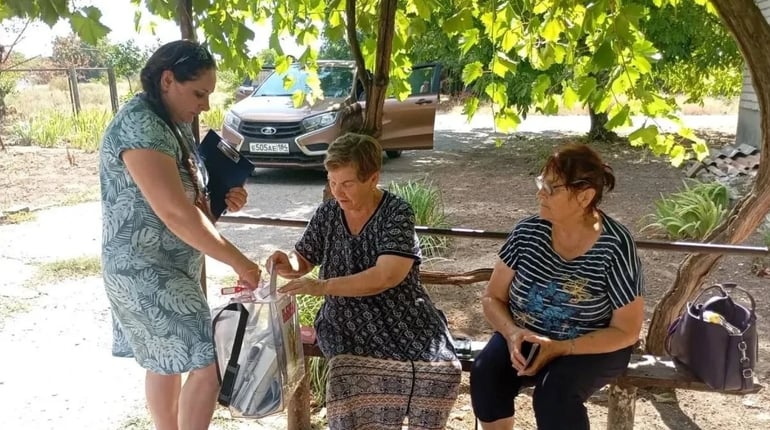 На ТОТ Сірогозщини окупанти розпочали дострокове голосування до Держдуми РФ