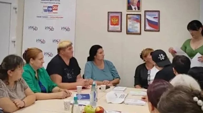 В окупованих Нижніх Сірогозах розпочали підготовку до російських виборів