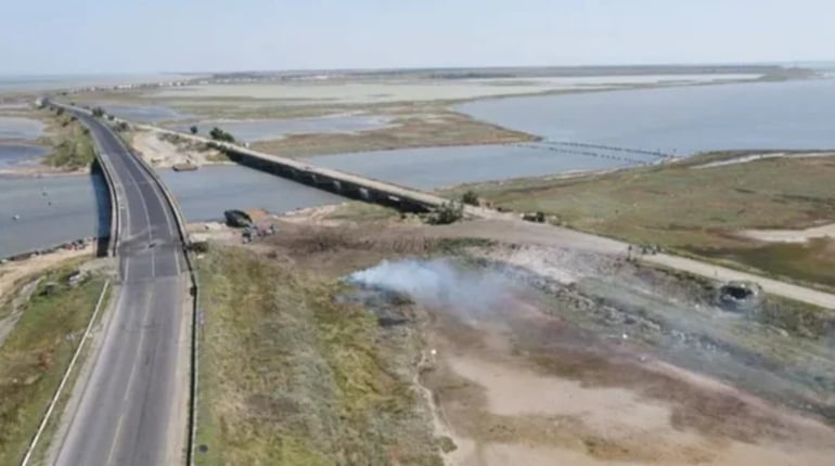 Українські БпЛА атакували пункт пропуску “Чонгар” на адмінкордоні з Кримом