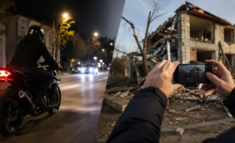 У Мені закликають мотоциклістів не шуміти вночі та не публікувати фото прильотів