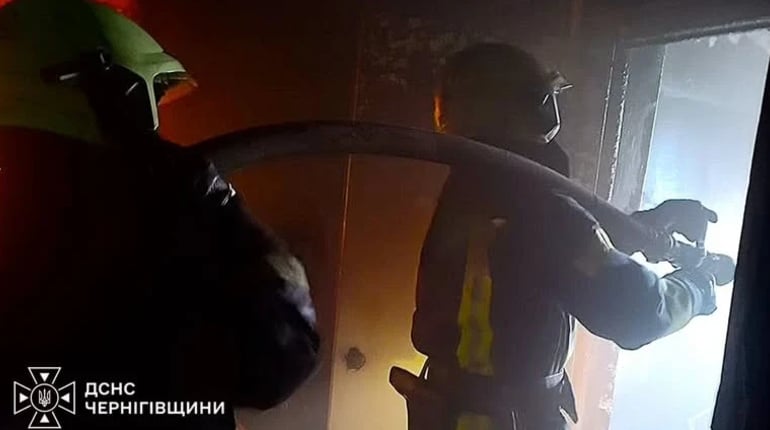 У Мені під час пожежі в житловому будинку загинув чоловік