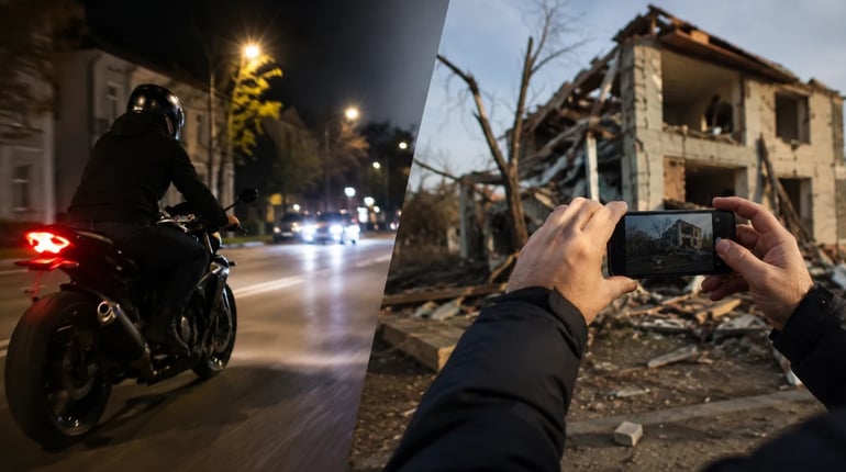У Мені закликають мотоциклістів не шуміти вночі та не публікувати фото прильотів