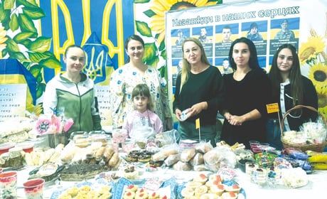 Благодійний ярмарок на підтримку Збройних Сил України відбувся у Киселівському ОЗЗСО