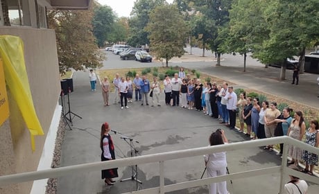 В Ізмаїлі на будівлі дитячої бібліотеки відкрили меморіальну дошку Івану Франку