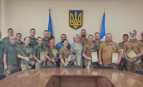 У День Незалежності в Ізмаїлі від імені громади міста привітали військовослужбовців