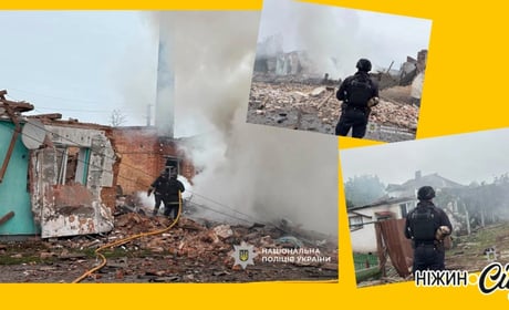 Ворожі БпЛА атакували Ніжин: пошкоджені будинки та майно мешканців