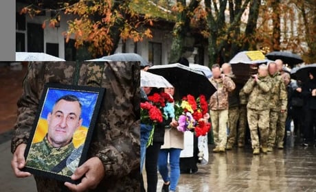 Ніжин провів в останню путь Захисника України - Остапця Ігоря