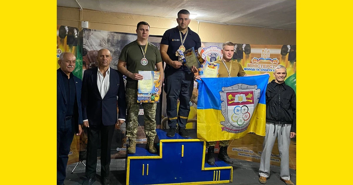 Кагарличанин Дмитро Терещенко переміг на всеукраїнському турнірі з гирьового спорту в Переяславі