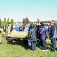 За рідну землю він згорів до тла - у Гороховому провели в останню путь воїна Віктора Дремлюгу