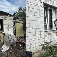 У Ржищеві від падіння уламків ворожого БПЛА пошкоджені будинки: куди звертатися постраждалим