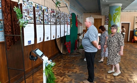 “Квіт пам’яті”: у Кагарлику розгорнули виставку про спадок Героїв і Геройок