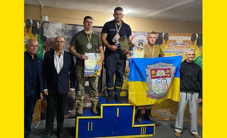 Кагарличанин Дмитро Терещенко переміг на всеукраїнському турнірі з гирьового спорту в Переяславі
