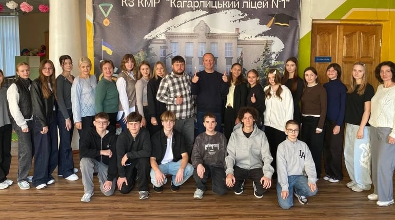 Нідерланди ближче, ніж здається: у Кагарлицькому ліцеї №1 відбулася зустріч із закордонним гостем