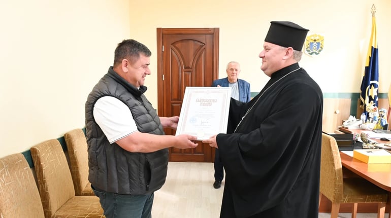 Олександр Широкоступ удостоєний нагороди ПЦУ за служіння Церкві та громаді
