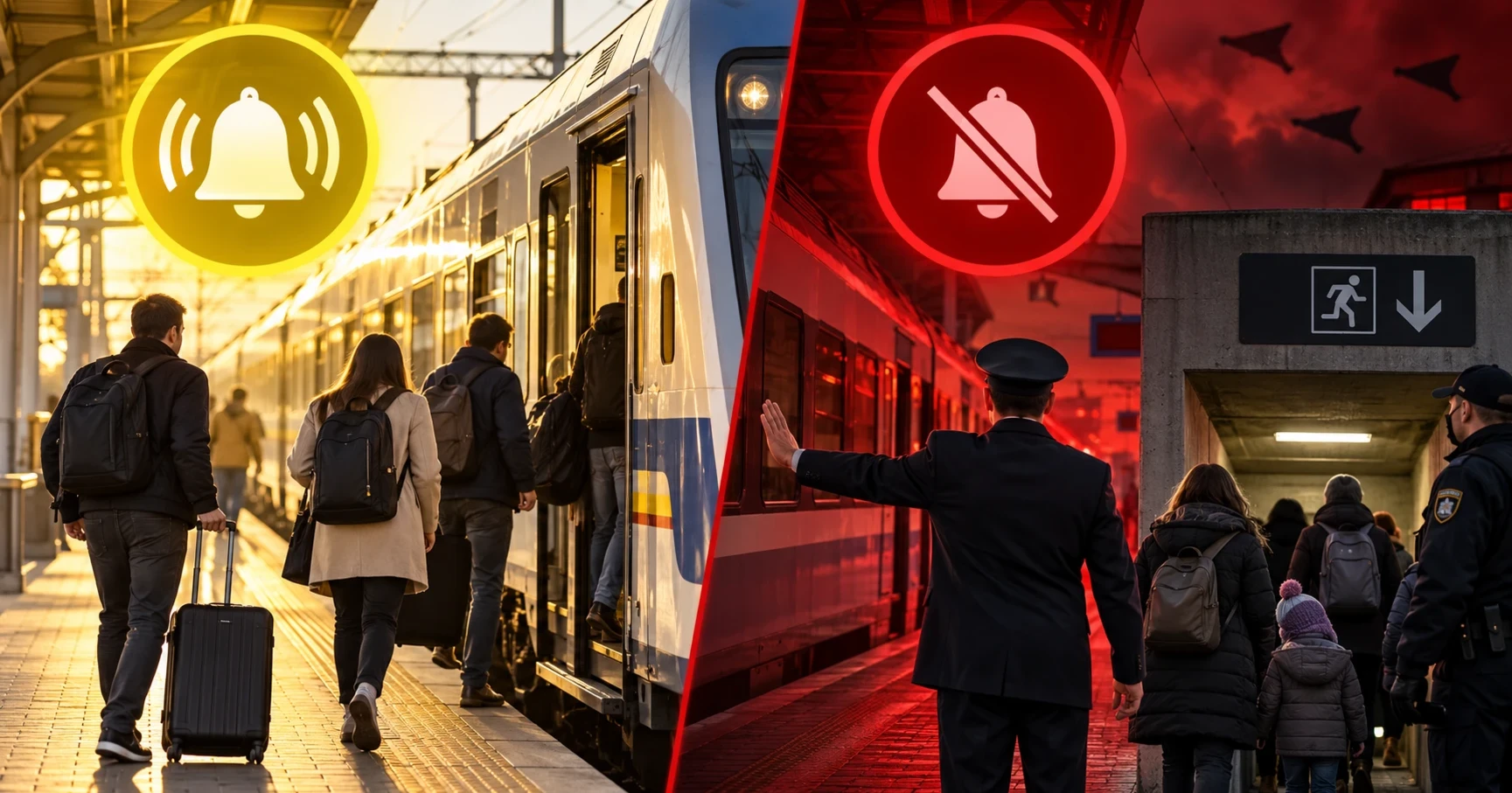 Уряд затвердив нові правила роботи залізниці та вокзалів залежно від рівня повітряної загрози