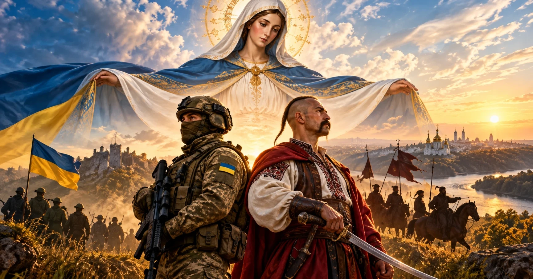 Нехай Пресвята Богородиця береже наших Захисників та Захисниць! Вітаємо зі святом!