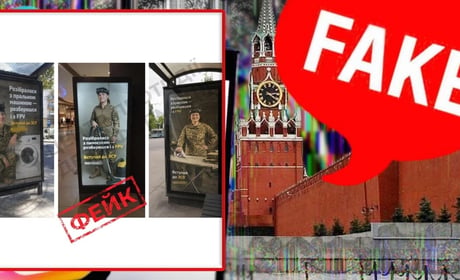 Білборди в Луцьку: пропаганда рф запустила новий фейк про "мобілізацію жінок в Україні"