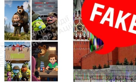 рф поширює згенеровані ШІ мультфільми зі сценами насильства проти українців