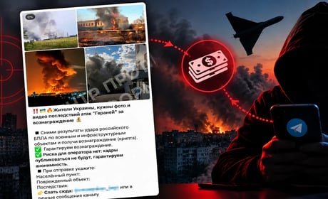 росія вербує українців через Telegram-боти для коригування обстрілів