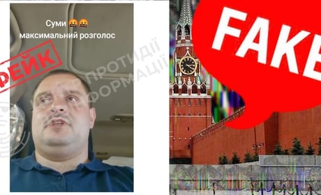 росія запустила чергове фейкове відео в рамках тривалої інформаційної операції проти жителів Сум
