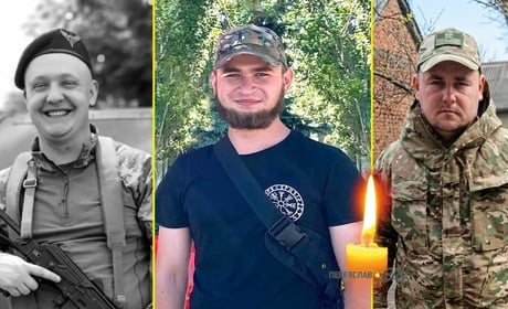 У роковини загибелі згадуємо Героїв Олега Марченка, Дмитра Кузьменка та Максима Кузьменка